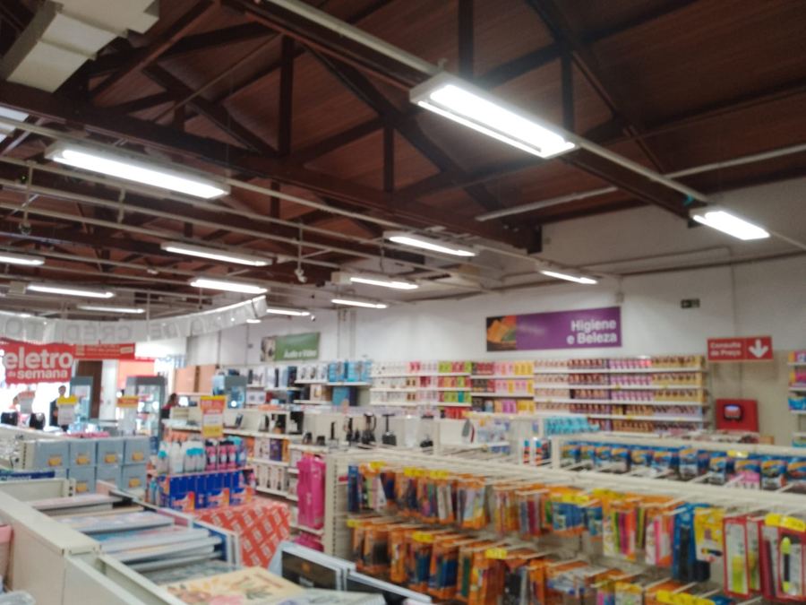 Loja com iluminação LED