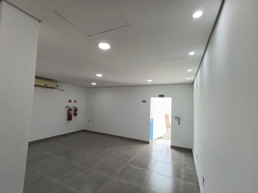 Depois: forro com LED
